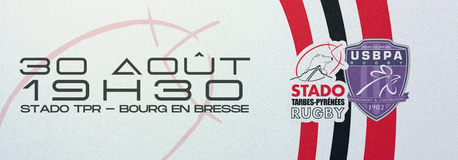 Match Stado TPR - Bourg En Bresse le 30 août à 19h30