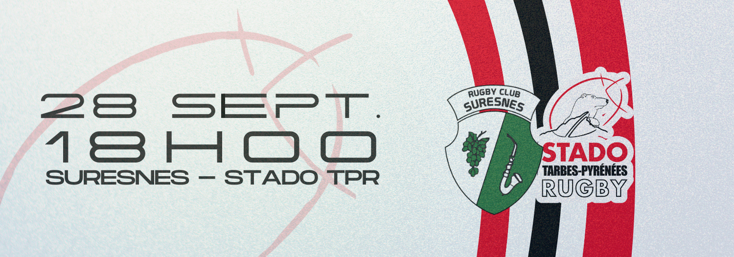 Match Suresnes vs Stado TPR le 28 septembre à 18h à Suresnes